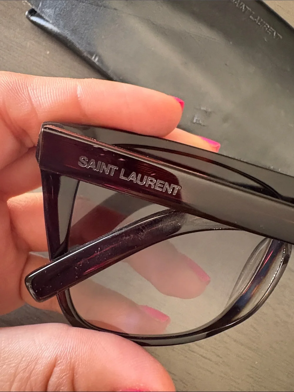 YSL Black Sunglasses - Classic Polarized Shades